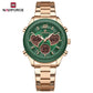 NAVIFORCE Women Watch Unique Design of Heart-Shaped Dial Quartz Analog LCD Digital Watches Fashion Casual Girlfriend Gifts Clock