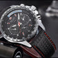 MEGIR Men's Original Sport Watches Leather Strap Quartz Military Waterproof Wristwatch Male Clock Reloj Hombre 1010