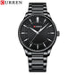 CURREN Casual Quartz Watches Men Luxury Brand Stainless Steel Band Simple Business Quartz Wristwatches