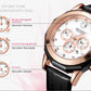MEGIR Luxury Women Bracelet Watches Fashion Quartz Sport Ladies Wristwatch Leather Dress Clock Chronograph Reloj Hombre 2042