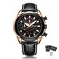 MEGIR Luxury Brand Military Sport Watches for Men Leather Strap Quartz Wristwatch Male Clock Chronograph Reloj Hombre 2065