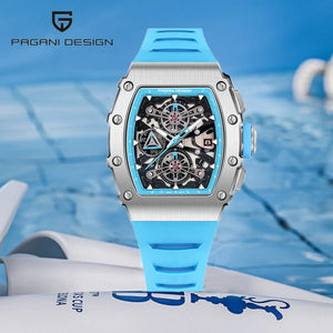 2026 PAGANI DESIGN New 40MM Bucket shaped Hollow Leisure Fashion Men's Quartz Watch Sapphire Glass Quartz Watch Clock