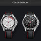 MEGIR Men's Original Sport Watches Leather Strap Quartz Military Waterproof Wristwatch Male Clock Reloj Hombre 1010