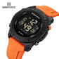 NAVIFORCE Men's Fashion LCD Digital Wristwatch 50m Waterproof Sports Silicone Strap Watches for Man Casual Electronic Male Clock