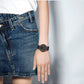 NAVIFORCE Fashion Watch for Women 5ATM Waterproof Silicone Strap Auto Date Display Night Illumination Ladies Elegant Watch Gift