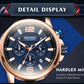 MEGIR Casual Watches Men Luxury Brand Military Sport Watch Leather Wristwatch Luminous Quartz Chronograph Calendar Clock 2156