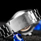 Boderry Windmill Men's Skeleton Stylish Watches Automatic Mechanical Fashion Sports Watch for Men Waterproof Wristwatches