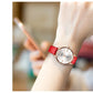 MEGIR Luxury Woman Wristwatch Elegant Waterproof Leather Strap Female Quartz Watches Diamond Dress Clock Gifts for Ladies 4213
