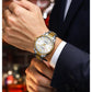 CURREN Classic Fashion Brand Watches for Men Business Quartz Luminous Hands Wristwatches with Stainless Steel Strap
