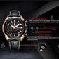 MEGIR Luxury Brand Military Sport Watches for Men Leather Strap Quartz Wristwatch Male Clock Chronograph Reloj Hombre 2065