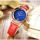 MEGIR Fashion Watch for Women Luxury Leather Casual Simple Quartz Wristwatch Waterproof Ladies Dress Clock Relogio Feminino 4208