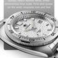 ADDIESDIVE Business Automatic Mechanical Man Watch Silver Premium Luxury 200M Dive Waterproof NH35A Stainless Steel Mens Watches