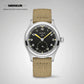 Field Watch Classic Retro Arrow Pilot Watch Male Mens Mechanical Satch Manual Hand Wind Luminous Stain Steel Merkur 38mm Case