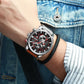 CURREN Men's Chronograph Watch Quartz Movement Luminous Hands Casual Sport Watch for Men Auto Date Waterproof Clock