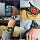 San Martin 40mm Enamel Spiral Dial Integrated Bracelet Men Diver Watch Miyota 9015 Automatic Mechanical Waterproof 200m SN0148