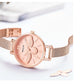MEGIR Fashion Women Watches Luxury Quartz Wristwatch Rose Gold Mesh Strap Ladies Business Casual Watch Reloj Mujer 7009