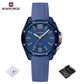 Women Watch NAVIFORCE Fashion Casual Quartz Watches Ladies Waterproof Wristwatch Silicone Band Girl Clock Relogio Feminino 6103