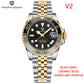 2025 PAGANI DESIGN New PD-1662 V5 Men Mechanical Watches Luxury Ceramic Bezel Automatic Watch 100M Waterproof GMT Watch for Men