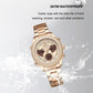 NAVIFORCE Women Watch Unique Design of Heart-Shaped Dial Quartz Analog LCD Digital Watches Fashion Casual Girlfriend Gifts Clock