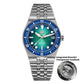 San Martin 40mm Men's Luxury Diver Watch Miyota 9015 Enamel Sunburst Dial Automatic Mechanical Wristwatch Waterproof 200m SN0148