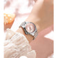 CURREN Romantic Charm Women's Wristwatches Fashion Design Thin Quartz Watch with Luminous Hands Stainless Steel Bracelet