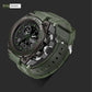 SANDA 739 Trendy Design 2024 New Arrival Alarm Mode Sports Hand Clock For Men Analog Digital Display Fashion Watch
