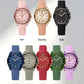 Women Watch NAVIFORCE Fashion Casual Quartz Watches Ladies Waterproof Wristwatch Silicone Band Girl Clock Relogio Feminino 6103