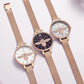 MEGIR Fashion Women Ladies Bracelet Quartz Female Watches Rose Steel Mesh Women Dress Diamond Wristwatch Clock Montre Femme