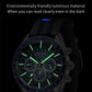 MEGIR Classic Quartz Watch for Men Waterproof Multi-Function Sport Chronograph Fashion Canvas Strap Male Wristwatch Clock 8121