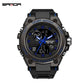 SANDA 739 Trendy Design 2024 New Arrival Alarm Mode Sports Hand Clock For Men Analog Digital Display Fashion Watch