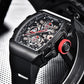 2026 PAGANI DESIGN New 40MM Bucket shaped Hollow Leisure Fashion Men's Quartz Watch Sapphire Glass Quartz Watch Clock