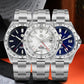 San Martin 39mm Aventurine Gemstone Dial Luxury Men's Watch NH34 GMT Automatic Mechanical Sapphire Waterproof Luminous SN0129