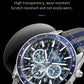 MEGIR Classic Quartz Watch for Men Waterproof Multi-Function Sport Chronograph Fashion Canvas Strap Male Wristwatch Clock 8121