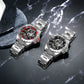 Boderry Windmill Men's Skeleton Stylish Watches Automatic Mechanical Fashion Sports Watch for Men Waterproof Wristwatches