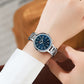 CURREN Luxury Slim Watch for Women Elegant Minimalist Dial Quartz Wristwatches Ladies with Luminous Hands Waterproof 9109