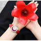 MEGIR Diamond Women Luxury Watch Elegant Ladies Quartz Wristwatch Female Bracelet Watches Waterproof Leather Dress Clock 4218