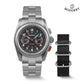 BODERRY Men's Field Watches Titanium Mechanical Chronograph Top Brand Wristwatch 100M Waterproof Clock Military Watch for Men
