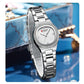CURREN Luxury Brand Simple Style Quartz Watch for Women NEW Dress Ladies Wristwatches with Rhinestones