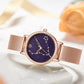 MEGIR Luxury Diamond Wristwatches for Women Fashion Simple Ladies Bracelet Watch Quartz Female Dress Clock Relogio Feminino
