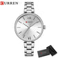 CURREN Women Watch Fashion Luxury Watch Reloj Mujer Stainless Steel  Female Clock Quartz Bracelet Wrist Watch Clock Gift