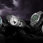 Boderry Field Watch Titanium Quartz Watches VOYAGER 38 Mens 100M Waterproof Clock Military Sport Luminous Business Wristwatch