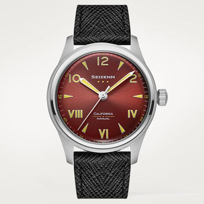 Field Watch Classic Retro Arrow Pilot Watch Male Mens Mechanical Satch Manual Hand Wind Luminous Stain Steel Merkur 38mm Case