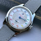 Spot goods NEW Pierre Paulin Jumping Hour Men Watch Salmon Dial Automatic St17 Mechanical Watch Vintage Date Window 38mm
