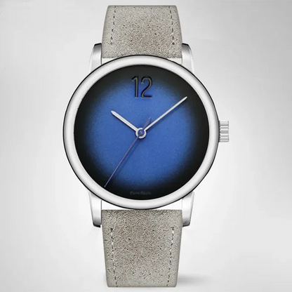 Pierre Paulin Salmon Dial Business Series Sapphire Automatic Mechanical Watch Men's NH38 Waterproof Leather Watch 2024 New