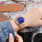 CURREN Designer Style Watch for Women Elegant 32mm Dial with Rhinestones Stainless Steel Band  Luxury Dress Ladies Wristwatch