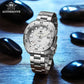 ADDIESDIVE Business Automatic Mechanical Man Watch Silver Premium Luxury 200M Dive Waterproof NH35A Stainless Steel Mens Watches