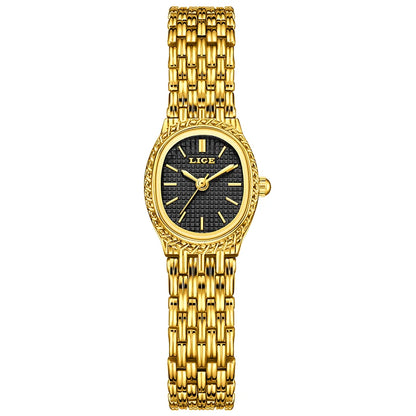 LIGE New Women‘s Quartz Watches Simple Luxury Fashion Elegant Female Wristwatch Waterproof Watch Gift for Girl Relogio Feminino
