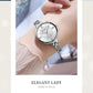 CURREN Simple Romantic Rhinestone Dial with Stainless Steel Bracelet Luxury Design  Quartz Wristwatches