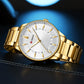 CURREN Casual Quartz Watches Men Luxury Brand Stainless Steel Band Simple Business Quartz Wristwatches