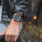 MEGIR Casual Watches Men Luxury Brand Military Sport Watch Leather Wristwatch Luminous Quartz Chronograph Calendar Clock 2156